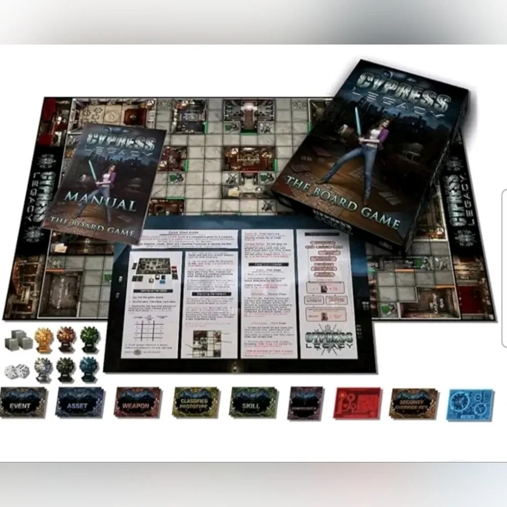 Cypress Legacy: The Board Game Strategy Science Fiction 2 to 6 Players Ages 12+